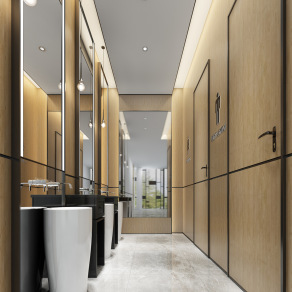 现代公共卫生间